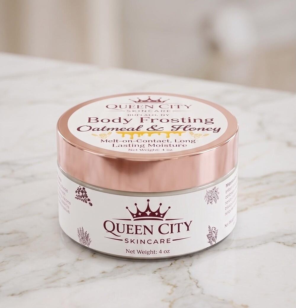 Whipped Body Butter Oatmeal Honey Body Frosting Vegan Post Shower Hydration